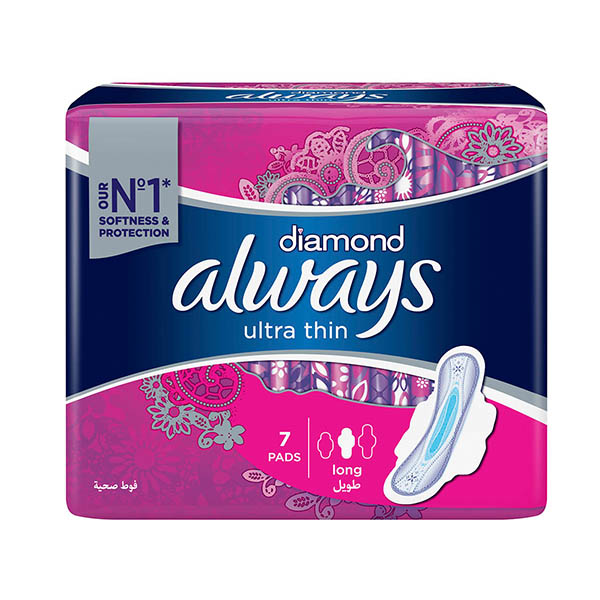 Always Diamond Ultra Thin 7 Pads